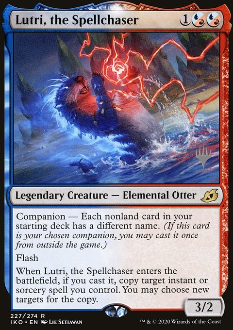 Lutri, the Spellchaser, Ikoria: Lair of Behemoths Promos #227p, Magic: The Gathering card
