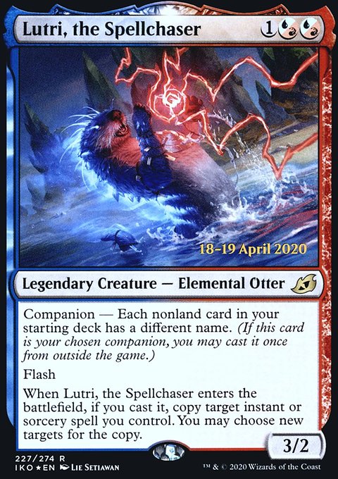 Lutri, the Spellchaser, Ikoria: Lair of Behemoths Promos #227s, Magic: The Gathering card