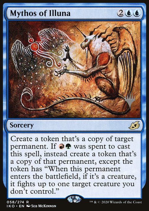 Mythos of Illuna, Ikoria: Lair of Behemoths Promos #58p, Magic: The Gathering card