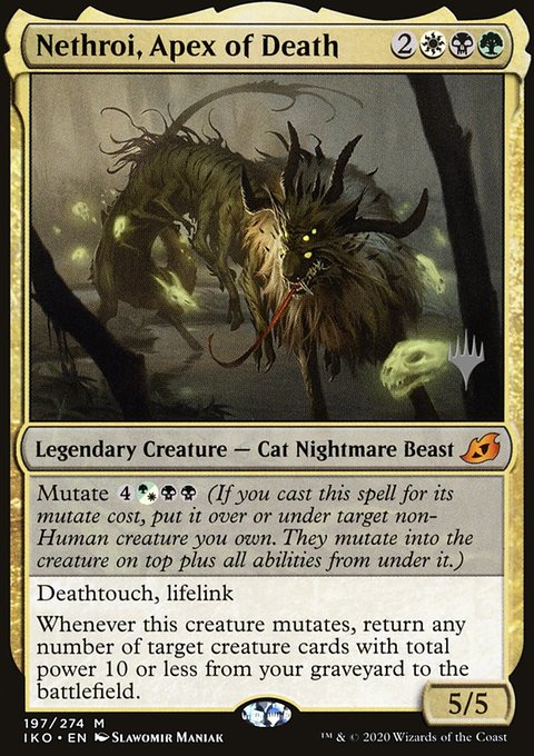Nethroi, Apex of Death, Ikoria: Lair of Behemoths Promos #197p, Magic: The Gathering card