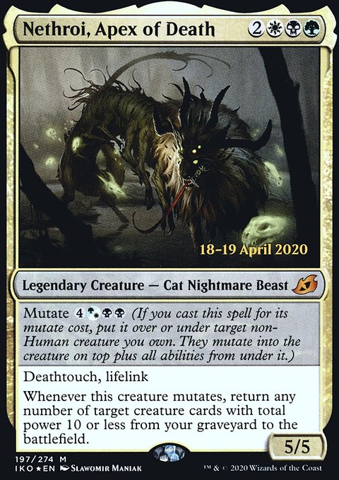 Nethroi, Apex of Death, Ikoria: Lair of Behemoths Promos #197s, Magic: The Gathering card