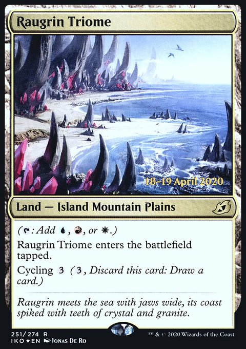 Raugrin Triome, Ikoria: Lair of Behemoths Promos #251s, Magic: The Gathering card