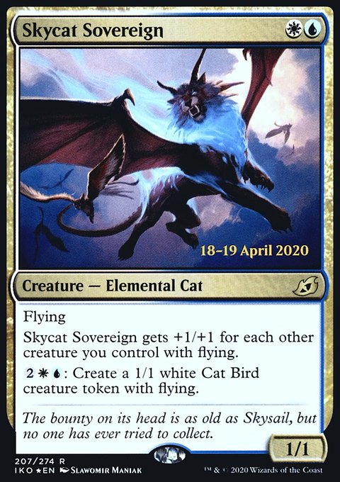 Skycat Sovereign, Ikoria: Lair of Behemoths Promos #207s, Magic: The Gathering card