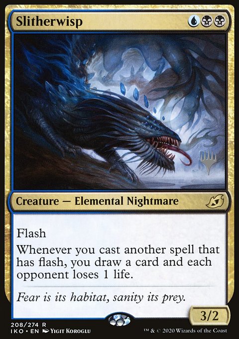 Slitherwisp, Ikoria: Lair of Behemoths Promos #208p, Magic: The Gathering card