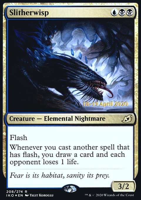 Slitherwisp, Ikoria: Lair of Behemoths Promos #208s, Magic: The Gathering card