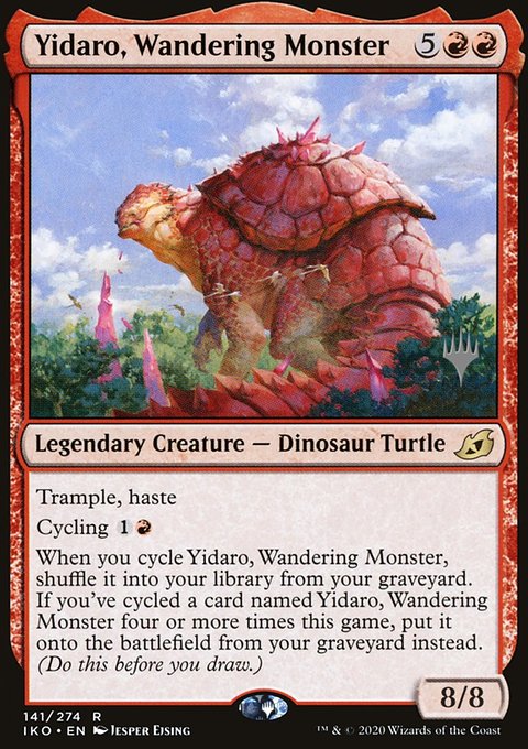 Yidaro, Wandering Monster, Ikoria: Lair of Behemoths Promos #141p, Magic: The Gathering card