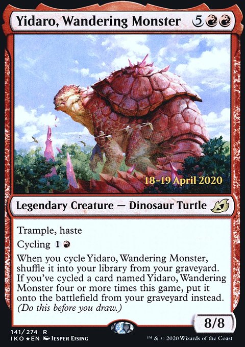 Yidaro, Wandering Monster, Ikoria: Lair of Behemoths Promos #141s, Magic: The Gathering card