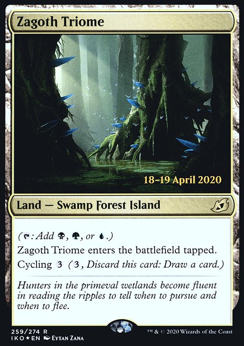 Zagoth Triome, Ikoria: Lair of Behemoths Promos #259s, Magic: The Gathering card