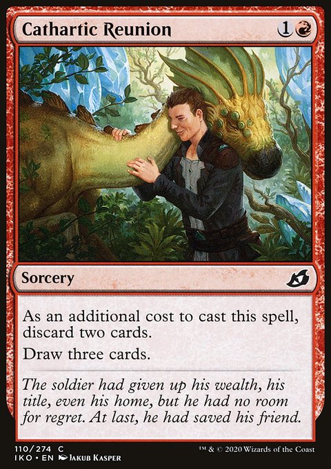 Cathartic Reunion, Ikoria: Lair of Behemoths #110, Magic: The Gathering card