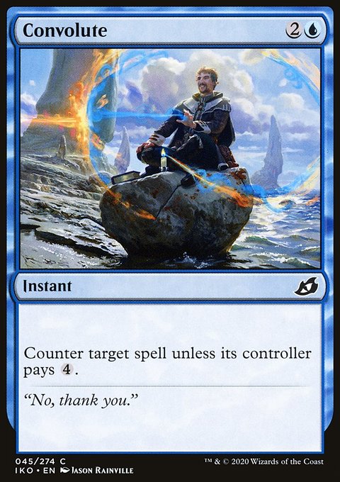 Convolute, Ikoria: Lair of Behemoths #45, Magic: The Gathering card