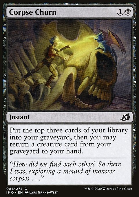 Corpse Churn, Ikoria: Lair of Behemoths #81, Magic: The Gathering card