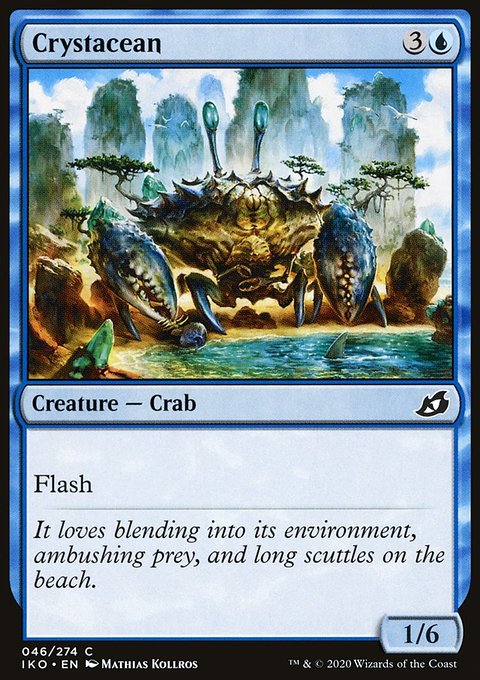 Crystacean, Ikoria: Lair of Behemoths #46, Magic: The Gathering card