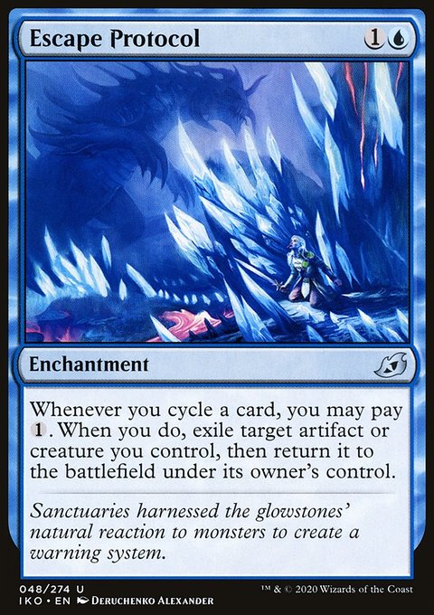 Escape Protocol, Ikoria: Lair of Behemoths #48, Magic: The Gathering card