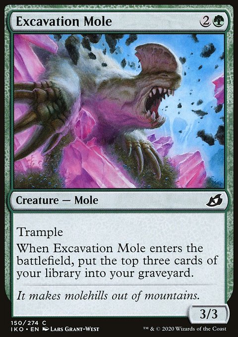 Excavation Mole, Ikoria: Lair of Behemoths #150, Magic: The Gathering card