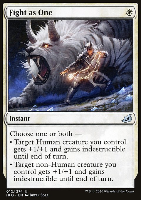 Fight as One, Ikoria: Lair of Behemoths #12, Magic: The Gathering card
