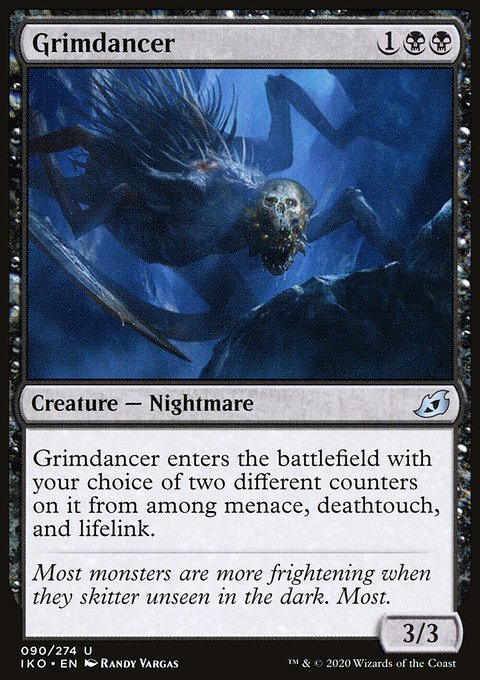 Grimdancer, Ikoria: Lair of Behemoths #90, Magic: The Gathering card