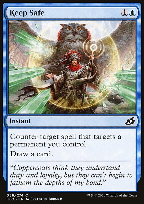 Keep Safe, Ikoria: Lair of Behemoths #56, Magic: The Gathering card