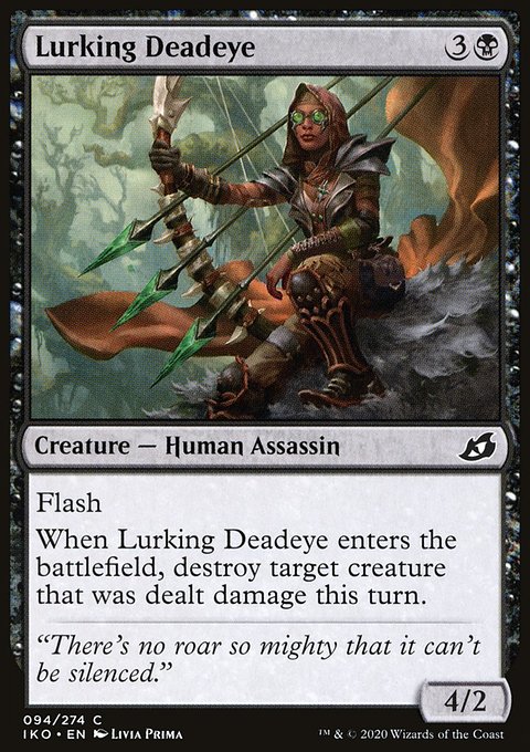 Lurking Deadeye, Ikoria: Lair of Behemoths #94, Magic: The Gathering card