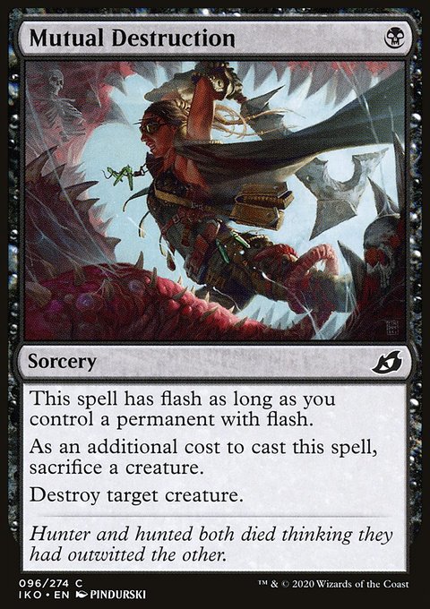 Mutual Destruction, Ikoria: Lair of Behemoths #96, Magic: The Gathering card