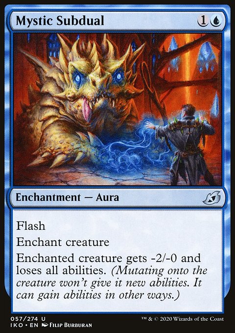Mystic Subdual, Ikoria: Lair of Behemoths #57, Magic: The Gathering card