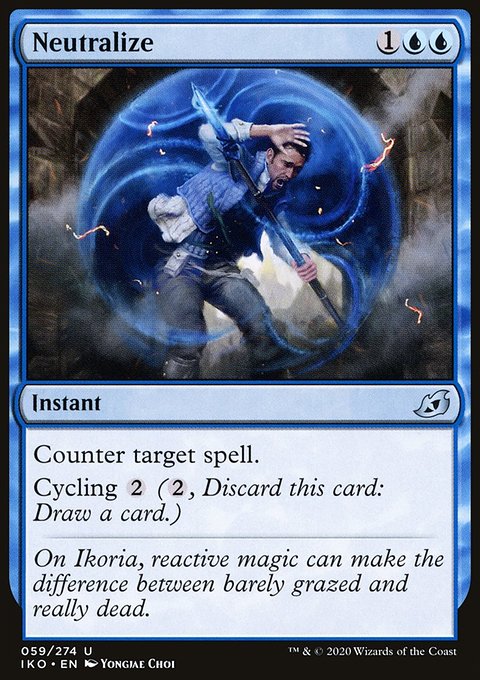 Neutralize, Ikoria: Lair of Behemoths #59, Magic: The Gathering card