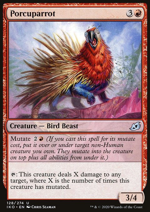 Porcuparrot, Ikoria: Lair of Behemoths #128, Magic: The Gathering card