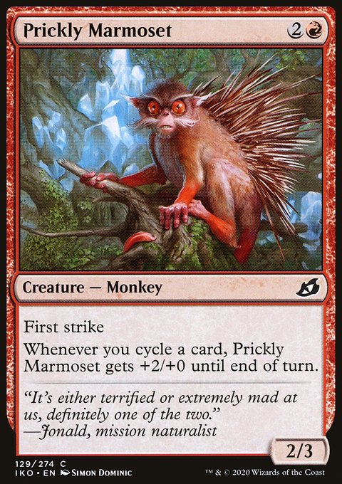 Prickly Marmoset, Ikoria: Lair of Behemoths #129, Magic: The Gathering card