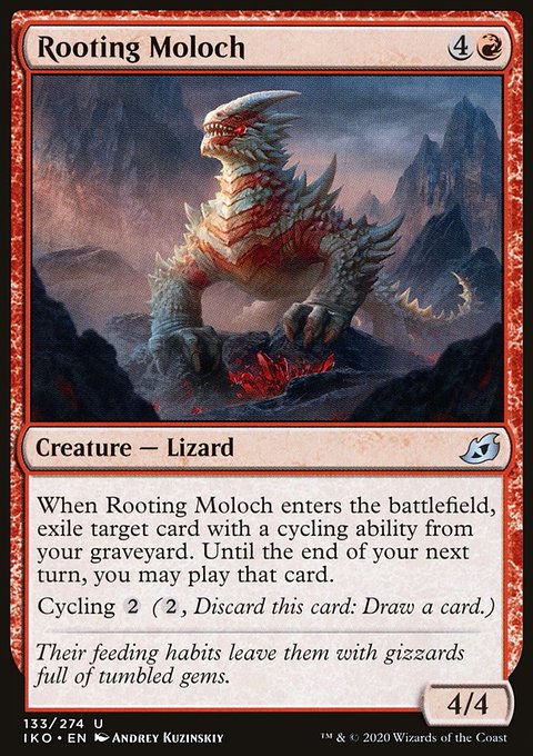 Rooting Moloch, Ikoria: Lair of Behemoths #133, Magic: The Gathering card