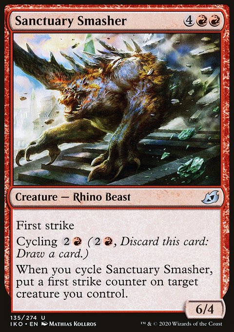 Sanctuary Smasher, Ikoria: Lair of Behemoths #135, Magic: The Gathering card