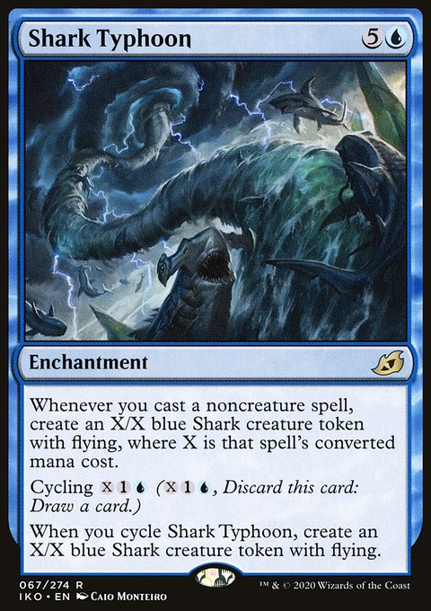 Shark Typhoon, Ikoria: Lair of Behemoths #67, Magic: The Gathering card