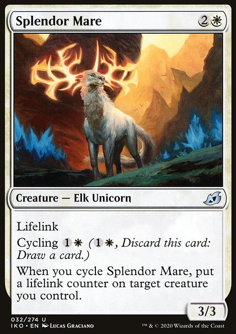 Splendor Mare, Ikoria: Lair of Behemoths #32, Magic: The Gathering card