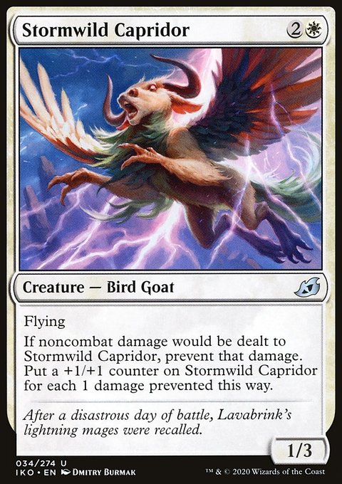 Stormwild Capridor, Ikoria: Lair of Behemoths #34, Magic: The Gathering card