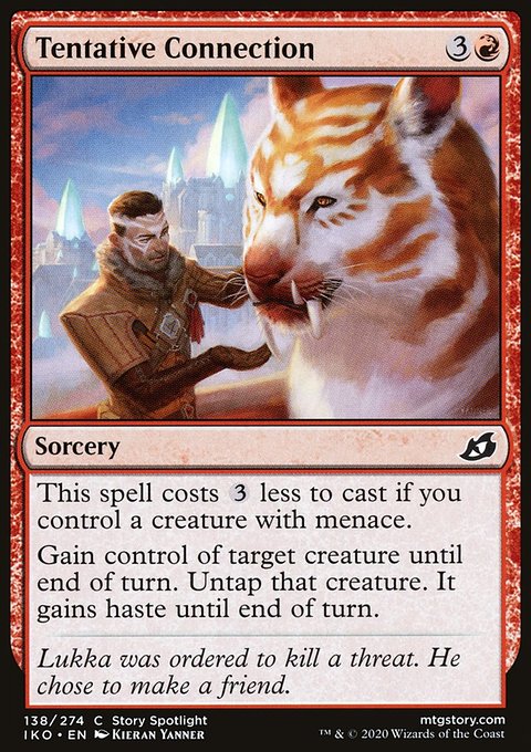 Tentative Connection, Ikoria: Lair of Behemoths #138, Magic: The Gathering card