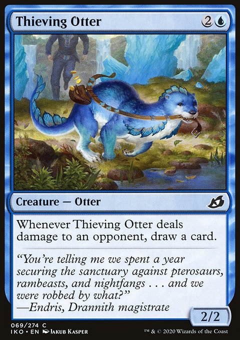 Thieving Otter, Ikoria: Lair of Behemoths #69, Magic: The Gathering card