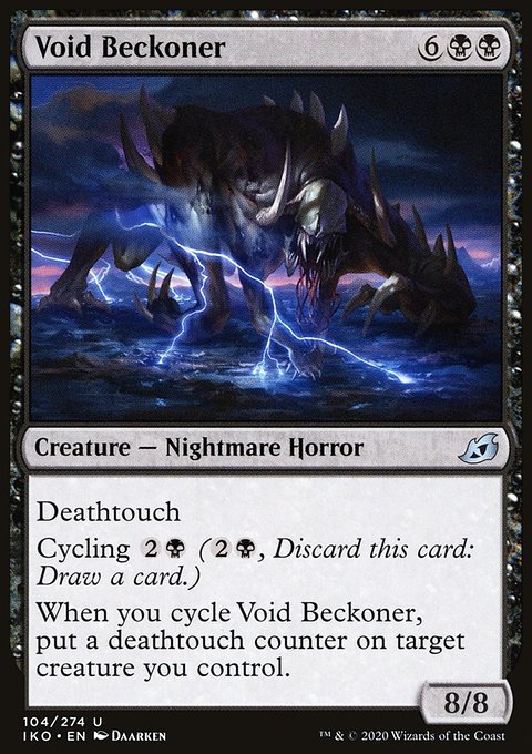 Void Beckoner, Ikoria: Lair of Behemoths #104, Magic: The Gathering card