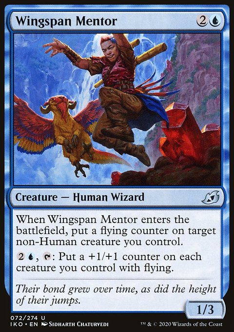 Wingspan Mentor, Ikoria: Lair of Behemoths #72, Magic: The Gathering card