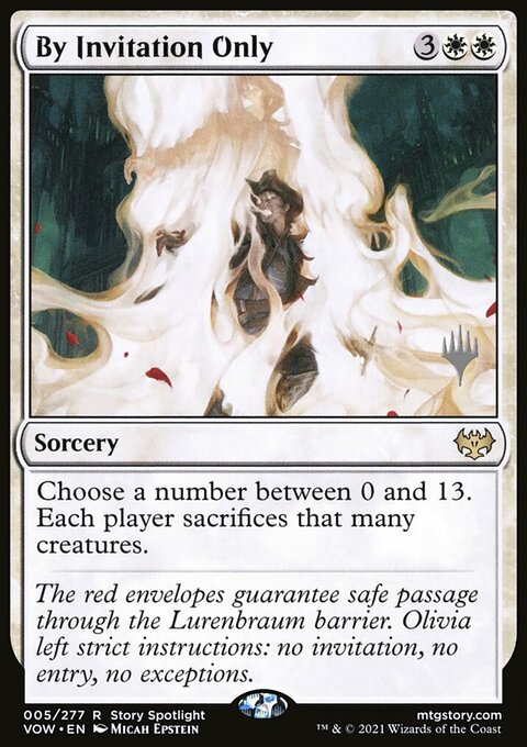 By Invitation Only, Innistrad: Crimson Vow Promos #5p, Magic: The Gathering card