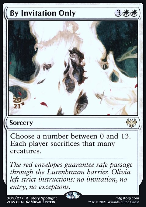 By Invitation Only, Innistrad: Crimson Vow Promos #5s, Magic: The Gathering card