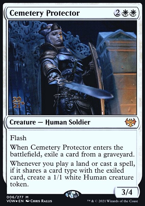 Cemetery Protector, Innistrad: Crimson Vow Promos #6s, Magic: The Gathering card
