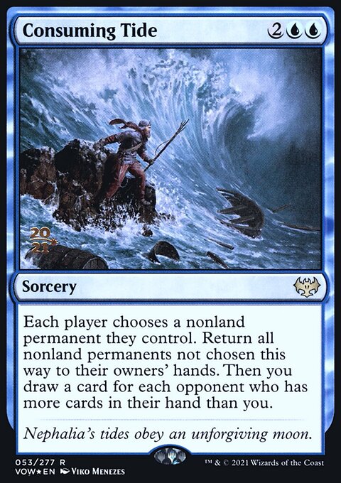Consuming Tide, Innistrad: Crimson Vow Promos #53s, Magic: The Gathering card