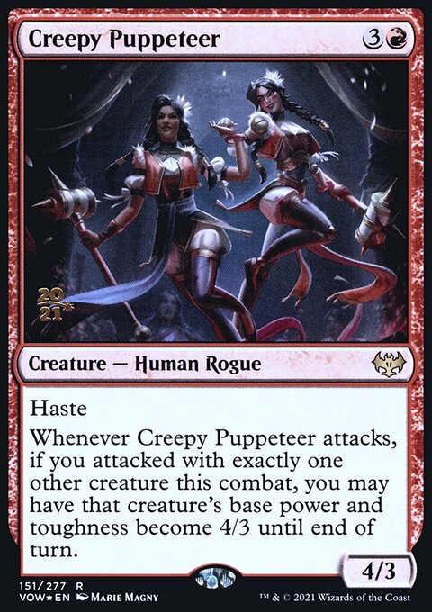 Creepy Puppeteer, Innistrad: Crimson Vow Promos #151s, Magic: The Gathering card