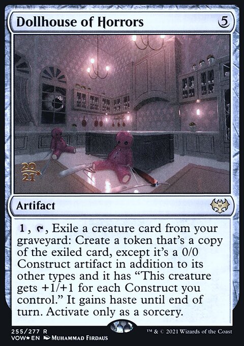 Dollhouse of Horrors, Innistrad: Crimson Vow Promos #255s, Magic: The Gathering card