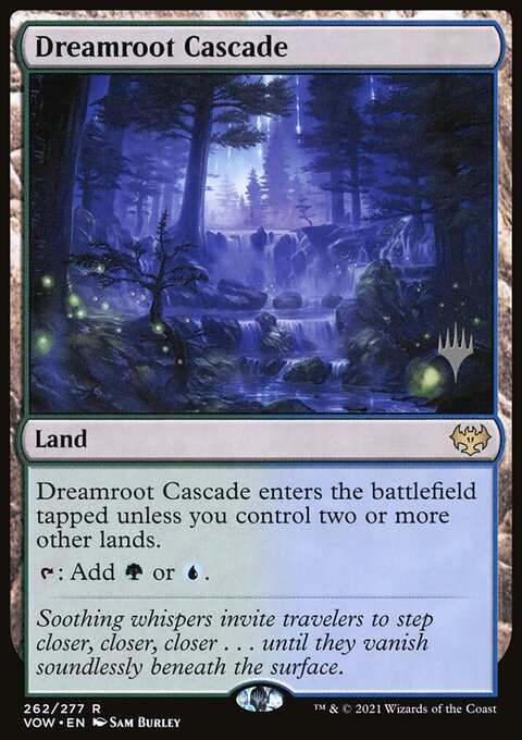 Dreamroot Cascade, Innistrad: Crimson Vow Promos #262p, Magic: The Gathering card