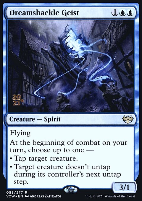 Dreamshackle Geist, Innistrad: Crimson Vow Promos #58s, Magic: The Gathering card