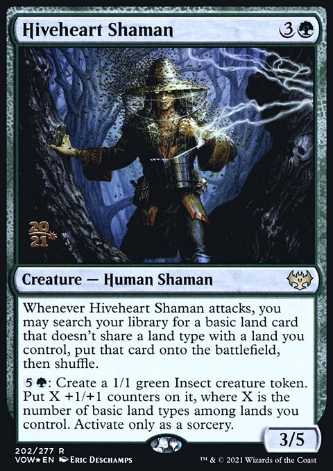 Hiveheart Shaman, Innistrad: Crimson Vow Promos #202s, Magic: The Gathering card