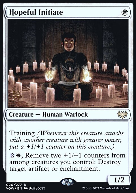 Hopeful Initiate, Innistrad: Crimson Vow Promos #20s, Magic: The Gathering card