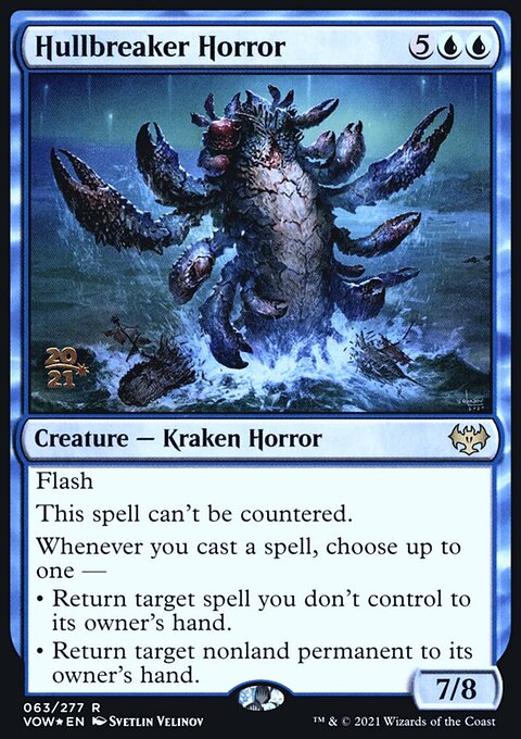 Hullbreaker Horror, Innistrad: Crimson Vow Promos #63s, Magic: The Gathering card