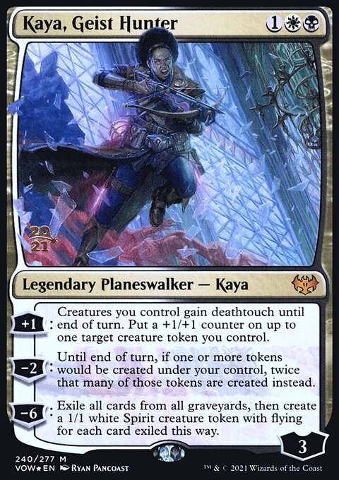 Kaya, Geist Hunter, Innistrad: Crimson Vow Promos #240s, Magic: The Gathering card
