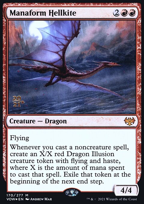 Manaform Hellkite, Innistrad: Crimson Vow Promos #170s, Magic: The Gathering card
