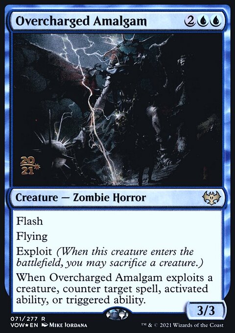Overcharged Amalgam, Innistrad: Crimson Vow Promos #71s, Magic: The Gathering card